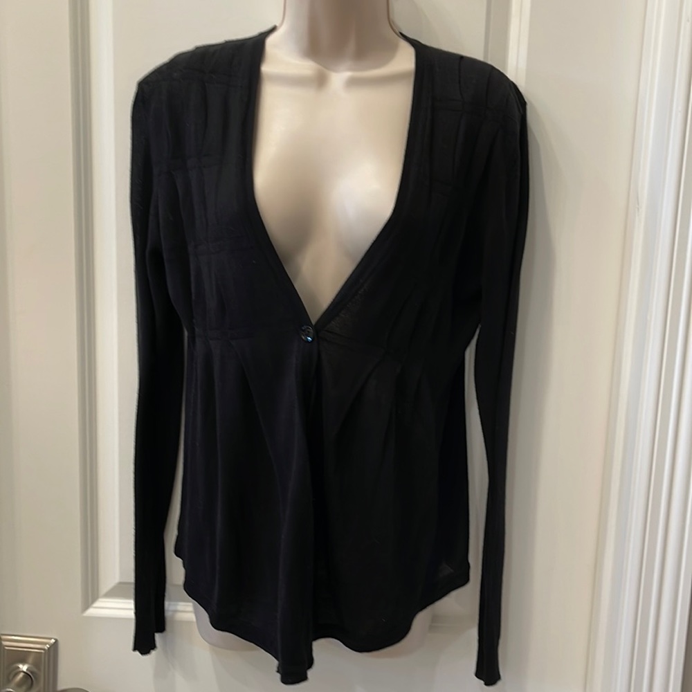 Beth Bowley Black Coverup, Size L. Very soft